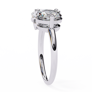 Luxury Vvs Lab Grown Diamond Engagement <b>Ring</b> IGI Certified Lab Created Diamond 925 <b>Silver</b> <b>Solitaire</b> <b>Ring</b> Custom Women Jewelry - Product Image 2