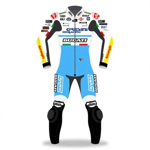 Combinaison de course MotoCP <span class=keywords><strong>Marc</strong></span> Marquez Rucati en cuir de vachette/crocodile pour <span class=keywords><strong>moto</strong></span>/cyclisme, combinaison de motard en cuir, niveau 2 CE Pro - Product Image 1