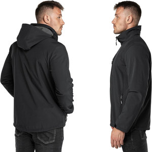 Chaqueta Cortavientos de Lona con Capucha para Hombre, Servicio OEM, Logotipo Frontal, Ecológica, Impermeable, Transpirable, Personalizable, Último Diseño - Product Image 6