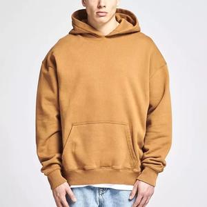 Sweat-shirt à capuche pour homme, coupe classique, brodé, en coton mélangé épais, pour l'automne, personnalisable, marque privée, streetwear - Product Image 3
