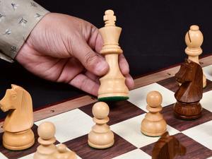 Jeu d'échecs Staunton Tournament, pièces de 3,75 pouces, Roi et Cheval allemands, en bois de Sheesham et Bois de Boxwood, au meilleur prix - Product Image 4