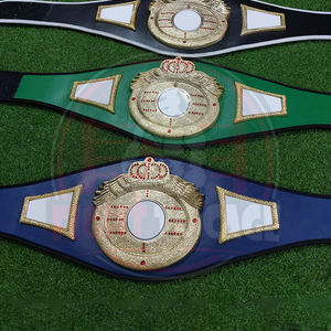 Crea tu propio cinturón de campeonato de artes marciales mixtas, lucha libre y boxeo, personalizado, ligero, ajustable y de cuero. - Product Image 6