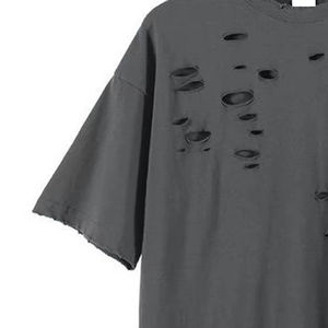 Chemises de golf décontractées vintage surdimensionnées pour hommes, déchirées et usées, respirantes, écologiques, à séchage rapide, imprimées sur mesure, unies, à manches courtes - Product Image 4