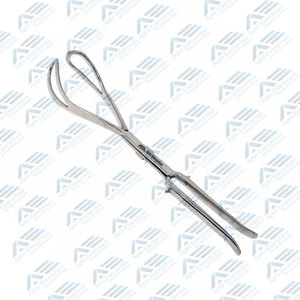 Instrumentos Quirúrgicos Manuales No Estériles para Cirugía General, Certificados CE, de Acero Inoxidable de Alta Calidad, Pinzas Obstétricas Kielland - Product Image 5