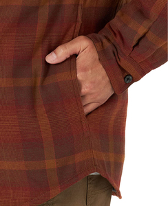 Chemise-veste en flanelle à carreaux surdimensionnée pour homme, de haute qualité, écologique, coupe-vent, avec capuche, doublure en polaire chaude, décontractée, pour l'hiver - Product Image 5