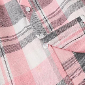 Camisa de franela para hombre hecha a medida, cosida, personalizada, informal, antiarrugas, transpirable y cómoda para adultos. - Product Image 6