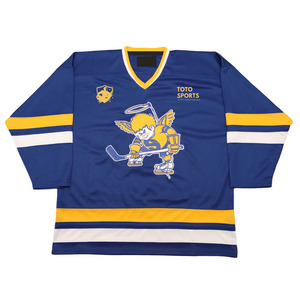 Jersey de Hockey sobre Hielo Sublimado con Malla, Ligero, de Alta Calidad, a la Moda, Transpirable, con Logotipo Personalizado, del Mejor Proveedor - Product Image 1