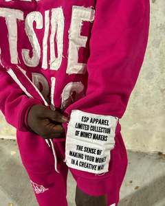 Conjunto Deportivo de 2 Piezas para Hombre, Estilo Urbano, Impresión Esencial para Actividades al Aire Libre, Sudadera con Capucha y Pantalones Deportivos, 2026 - Product Image 2