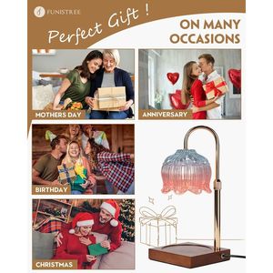Lampada Scaldacandele Regolabile in Altezza con Timer e Dimmer, Regalo Premuroso per Compleanni o San Valentino, Ideale per Donne, Mamme o Ospiti Speciali - Product Image 2