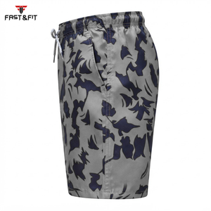 Shorts de sport décontractés de style nouveau, motif uni, tissu en nylon et coton, imperméable, respirant, séchage rapide, en solde - Product Image 6