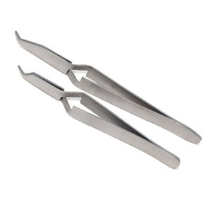 Pinzas de precisión de acero inoxidable de calidad premium, puntas duraderas, agarre cómodo, pinzas perfectas para uso dental - Product Image 2