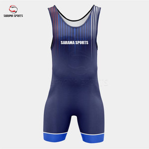 Trajes de Lucha Unisex OEM para Hombres, de Alta Calidad, Elásticos y Cómodos para el Rendimiento de los Luchadores - Product Image 1