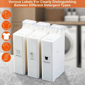 Contenitore Dispenser per Detersivo da 35oz, Bottiglia Vuota con Etichette Impermeabili per Detersivo Liquido - Product Image 3