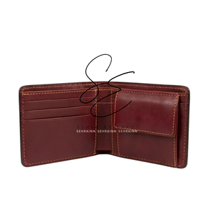 Handcrafted Real Genuine Leather <b>Wallet</b> For Men Maroon Bifold Short <b>Card</b> <b>Holder</b> <b>Wallet</b> with Cash & Bill Slots Cowboy Gifts - Product Image 5