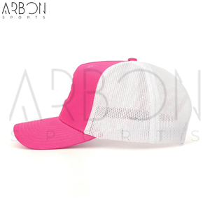 Casquettes 5 panneaux de haute qualité, décontractées, classiques, roses et blanches, pour le sport et les activités de plein air, avec coutures de qualité, pour hommes et femmes, style streetwear élégant. - Product Image 3