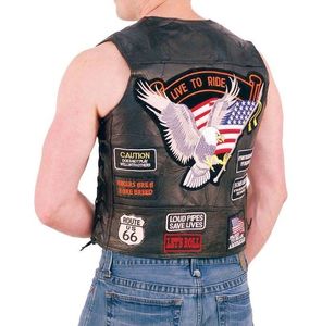 Nouveau Gilet de Course en Cuir Sur Mesure pour Hommes 2026 - Gilet de Protection Coupe-Vent Grande Taille pour la Conduite - Product Image 6