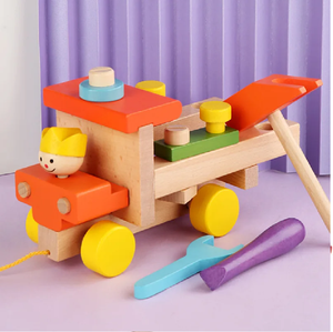 Adorable kit de montaje de animales y vehículos de madera. Incluye tornillos y herramientas. Disponible a precios de mayorista. - Product Image 4