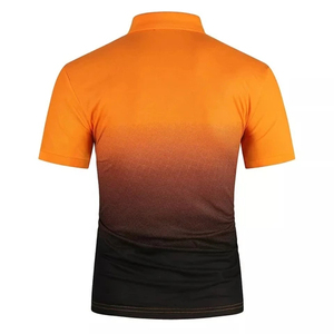 Camisas de Golf de Manga Corta para Hombre con Estampado Degradado, 100% Algodón Tejido, Ropa Casual - Product Image 6