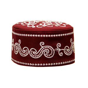 Vente en gros de nouveaux bonnets de prière musulmans, taille et couleurs personnalisées, usage quotidien, chapeaux islamiques pour hommes, service OEM disponible - Product Image 1