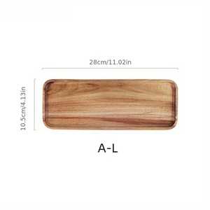 Plateau en bois, plateau de service, plateau en bois d'acacia, plateau en bois de manguier, plateau en bambou, plateau de service en bois, plateau de petit-déjeuner en bois - Product Image 3
