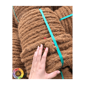 Cuerda de fibra de coco-Fuerte y duradera para exteriores 100% Cuerda trenzada de fibra de coco de alta calidad - Product Image 6
