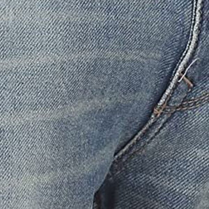 Classic Fit Straight Mid Waist Lightweight Breathable 100% Cotton <b>Jeans</b> Pant <b>for</b> <b>Men</b> Casual Fashion Outdoor Activities - Product Image 4