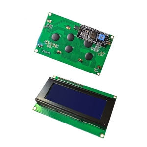 IIC I2C Serial 2004 20x4 <span class=keywords><strong>LCD</strong></span> Amarelo-Verde Módulo de Retroiluminação LCD2004 Módulo <span class=keywords><strong>LCD</strong></span> Tela <span class=keywords><strong>LCD</strong></span> Azul - Product Image 1