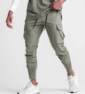 Pantalones Deportivos Cargo de Lona 100% Algodón para Hombre, Cintura Alta, Ligeros, con Múltiples Bolsillos, Secado Rápido y Anti-Pilling, Casuales de Otoño - Product Image 2