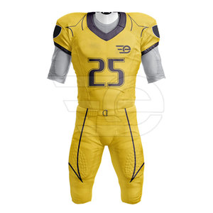 Conjunto de Uniforme de Fútbol Americano Personalizado, Ropa Deportiva de Grado Profesional, OEM ODM, Uniforme de Fútbol Americano - Product Image 2