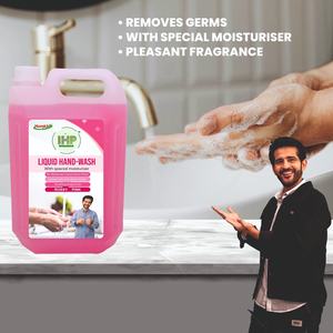 Mousse riche au parfum frais 5L – Savon liquide pour les mains au parfum rose frais pour hôpitaux, hôtels et bureaux – Nettoie les mains et élimine les germes - Product Image 4