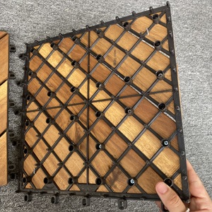 Viet Wood Vietnam Acacia Waterproof Anti-Slip Outdoor Interlocking <b>Floor</b> Tiles Contemporary Design <b>Matt</b> Finish 5+ Year Warranty - Product Image 4