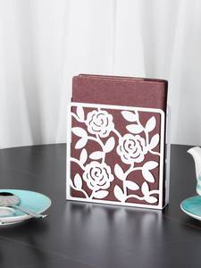 Heavy Duty Metal <b>Tissue</b> <b>Holder</b> Durable Napkin Organizer Stylish Tabletop Dispenser for Home <b>Kitchen</b> Bathroom Use - Product Image 5