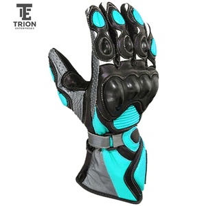 Gants en cuir véritable pour motocross, course automobile, sport, imperméables, nouvelle conception pour hommes, gants de moto - Product Image 4