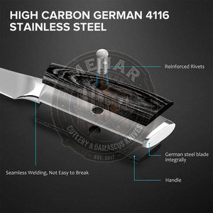 มีดสแตนเลสคุณภาพสูงรุ่นใหม่ล่าสุด ดีไซน์ทันสมัย ด้ามจับกันลื่น - Product Image 6