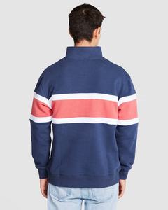เสื้อสเวตเชิ้ตคอกลมลายสามแถบสำหรับผู้ชาย ผ้าคอตตอนผสมพรีเมียม แขนยาว เสื้อกันหนาวแบบสวมหัว มีฮู้ด ราคาขายส่ง - Product Image 4