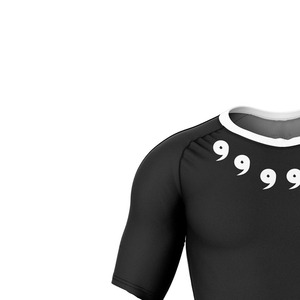 Camiseta Deportiva de Compresión para Hombre, Corte Ajustado, Cuello Redondo, Transpirable, Secado Rápido, Poliéster y Elastano, para Gimnasio y Fitness - Product Image 3