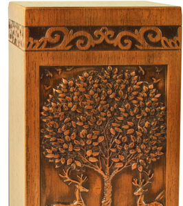 โกศบรรจุอัฐิไม้ธรรมชาติสไตล์อเมริกันสมัยใหม่ ขายดี งานแฮนด์เมด สำหรับชายหญิง ราคาประหยัด - Product Image 5