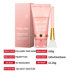 <span class=keywords><strong>Mascarilla</strong></span> facial coreana con envoltura nocturna de colágeno, hidratación profunda <span class=keywords><strong>y</strong></span> reparación de la piel, <span class=keywords><strong>mascarilla</strong></span> nocturna con beneficios antienvejecimiento - Product Image 6