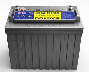 13. Batería NEWMAX BM8190 8V 190AH de Ciclo Profundo AGM VRLA para Carritos de Golf, Almacenamiento de Energía Solar, Sistema de Alimentación Ininterrumpida (UPS) - Product Image 2