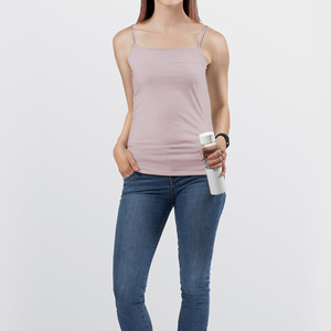 Camiseta sin Mangas de Alta Calidad para Mujer, con Logotipo Frontal, Poliéster/Algodón, Anti-Pilling, Transpirable, de Secado Rápido, Ecológica, 220g, Casual - Product Image 2