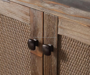 Unique Vintage 36" Dark Brown Solid Wood Classic <b>Floor</b> Mounted Single Vanity Premium <b>Bathroom</b> <b>Cabinet</b> with Vintage Charm - Product Image 3