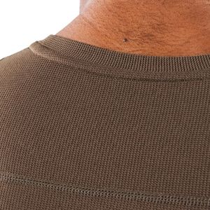 Men's Brown Compression Long Sleeve T-Shirt Premium Performance Athletic Base Layer Running Workout Gym Wear - Product Image 5
