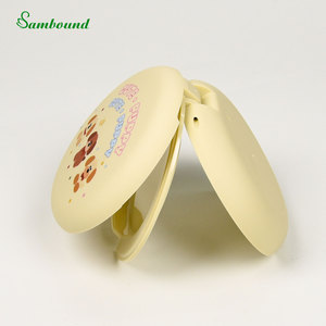 Custom 10G Cute Powder Compact With Compartment Matte Touch Paint 3D Printed Patterns Empty Setting Powder Case Best Price OEM - Product Image 1