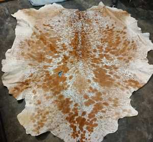 Genuine Cow Skin <b>Leather</b> Full Pelt Hair on Animal Pattern One Whole <b>Leather</b> Varsity <b>Jacket</b> 100% Polyester Filling Nylon Lining - Product Image 3
