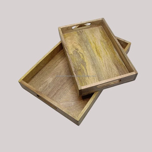 Platos de bandeja para servir de bambú rectangulares 2025 personalizados para té, leche, café, pastel, merienda, postre, comida, superventas - Product Image 3