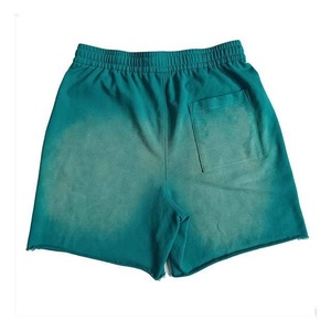 Pantalones cortos para hombre, pantalones cortos lavados al sol, ropa de calle pesada, pantalones cortos lavados con ácido desgastados Vintage para hombre - Product Image 4