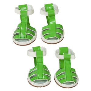 Set di 4 Sandali in PVC per Animali Domestici, Impermeabili con Fibbia di Supporto - Product Image 1