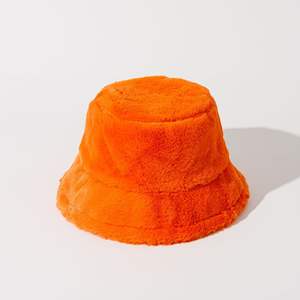 Faux Fur Bucket Hat for Women Warm <b>Winter</b> Plush Fully Fisherman <b>Cap</b> - Product Image 4