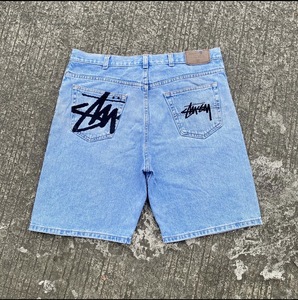 Pantalones Cortos de Mezclilla para Hombre, Estilo Urbano, con Estampado Personalizado, Desgastados, Vintage, Transpirables, Resistentes al Viento, con Parches, Estilo Holgado - Product Image 6