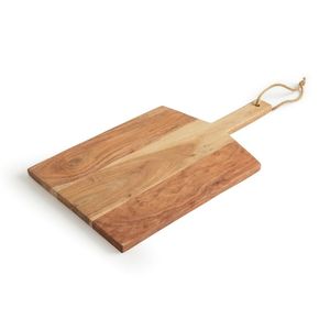 Planche à découper en bois épaisse, faite à la main, pour la cuisine, la découpe de légumes, de fruits, de viande, de pain, durable et naturelle - Product Image 4